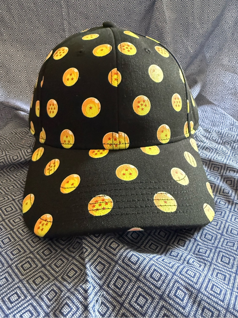 Dragonball Z Ball Pattern Adjustable Cap -NWT